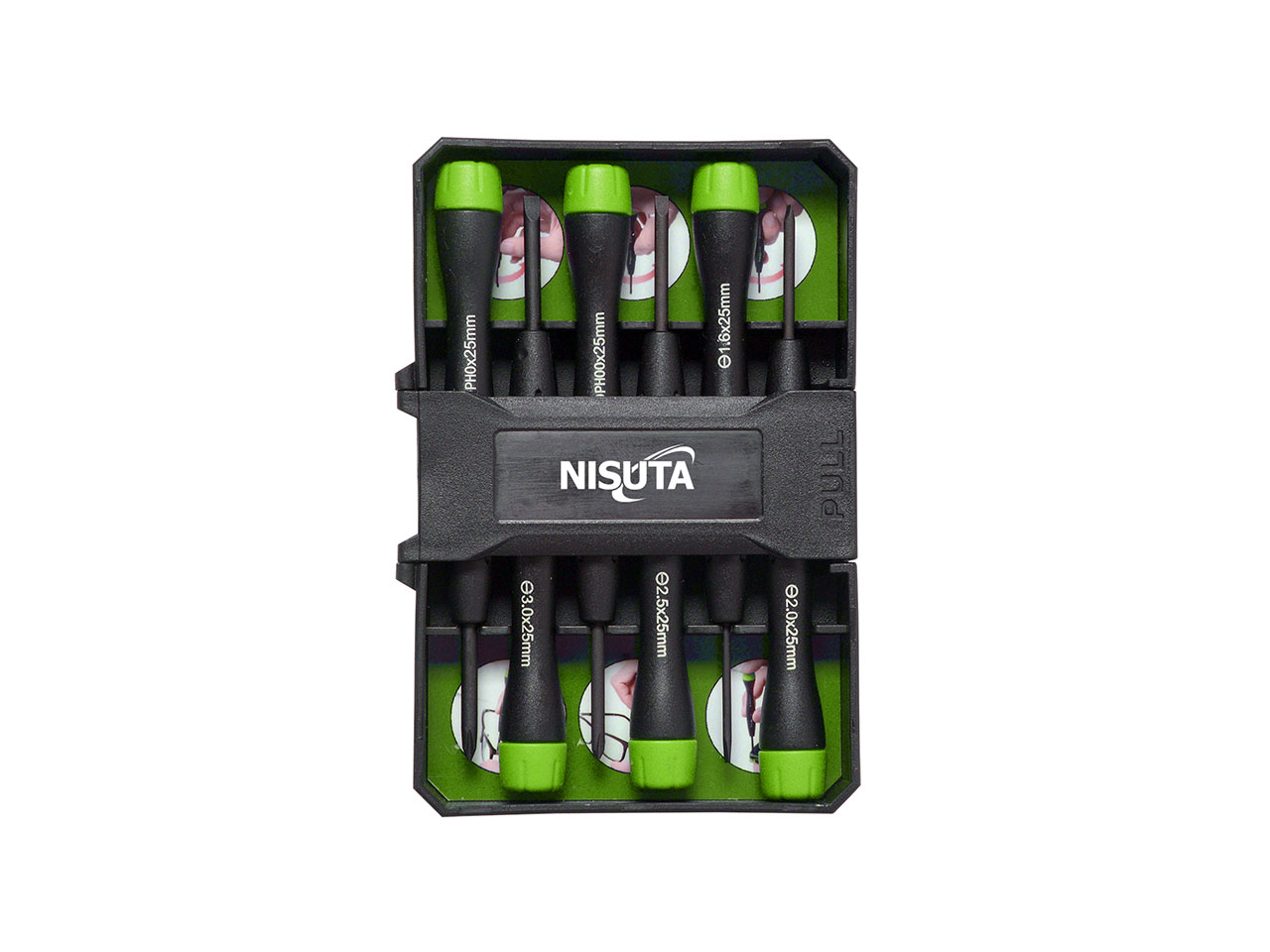 Kit de Destornillador de Precision de 6 Piezas Nisuta (NSKDP6)