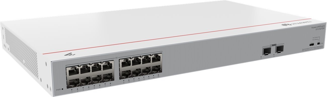 Switch 16 Puertos POE+ Huawei (S110-16LP2SR)