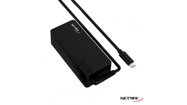 Cargador Notebook Universal Automatico USB-C Netmak (NM-1265) 65W