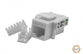 Jack GLC RJ45 Cat6e Blanco (CE-4033)