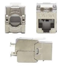 Jack Cat6 Keystone Blindado ReguVolt (RV-JACKSTP-6A)