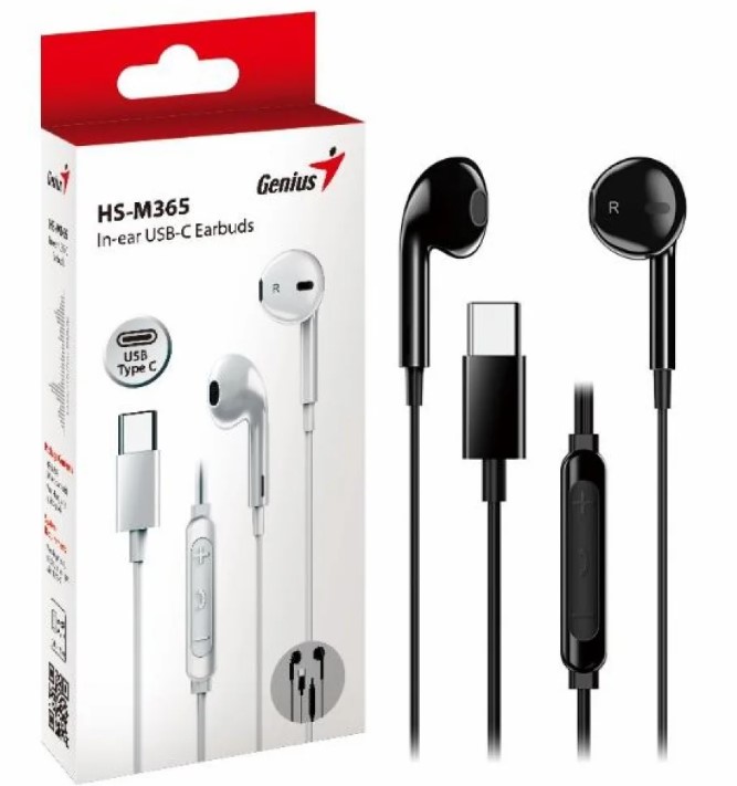 Auricular Genius Usb-C HS-M365 Black (31710030400)