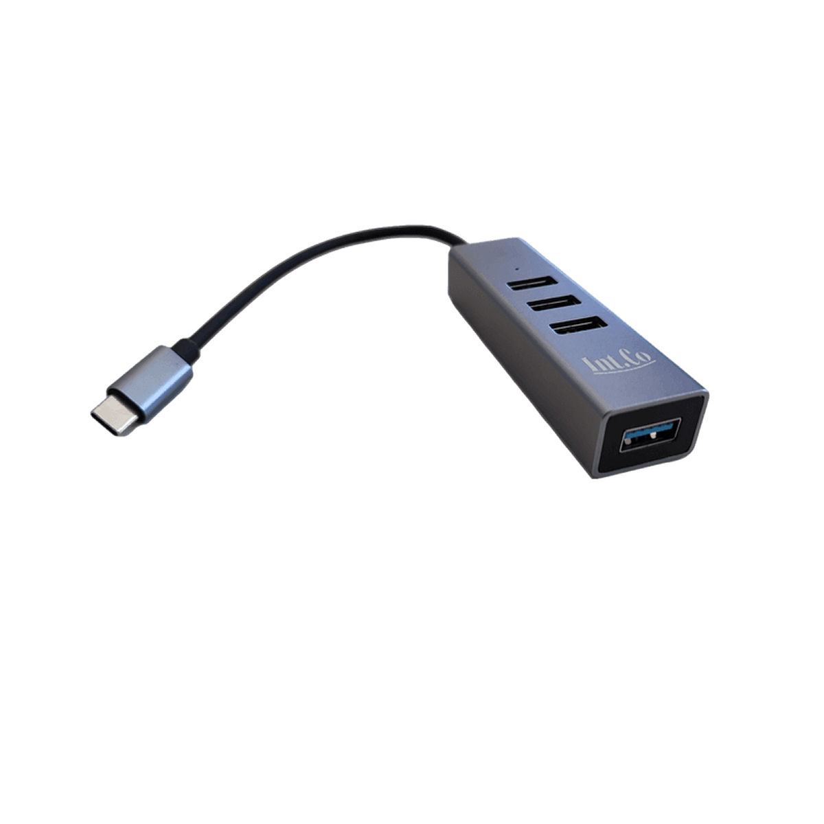 Hub USB-C 2.0 4 Puertos USB Int.Co (KQ-006H)