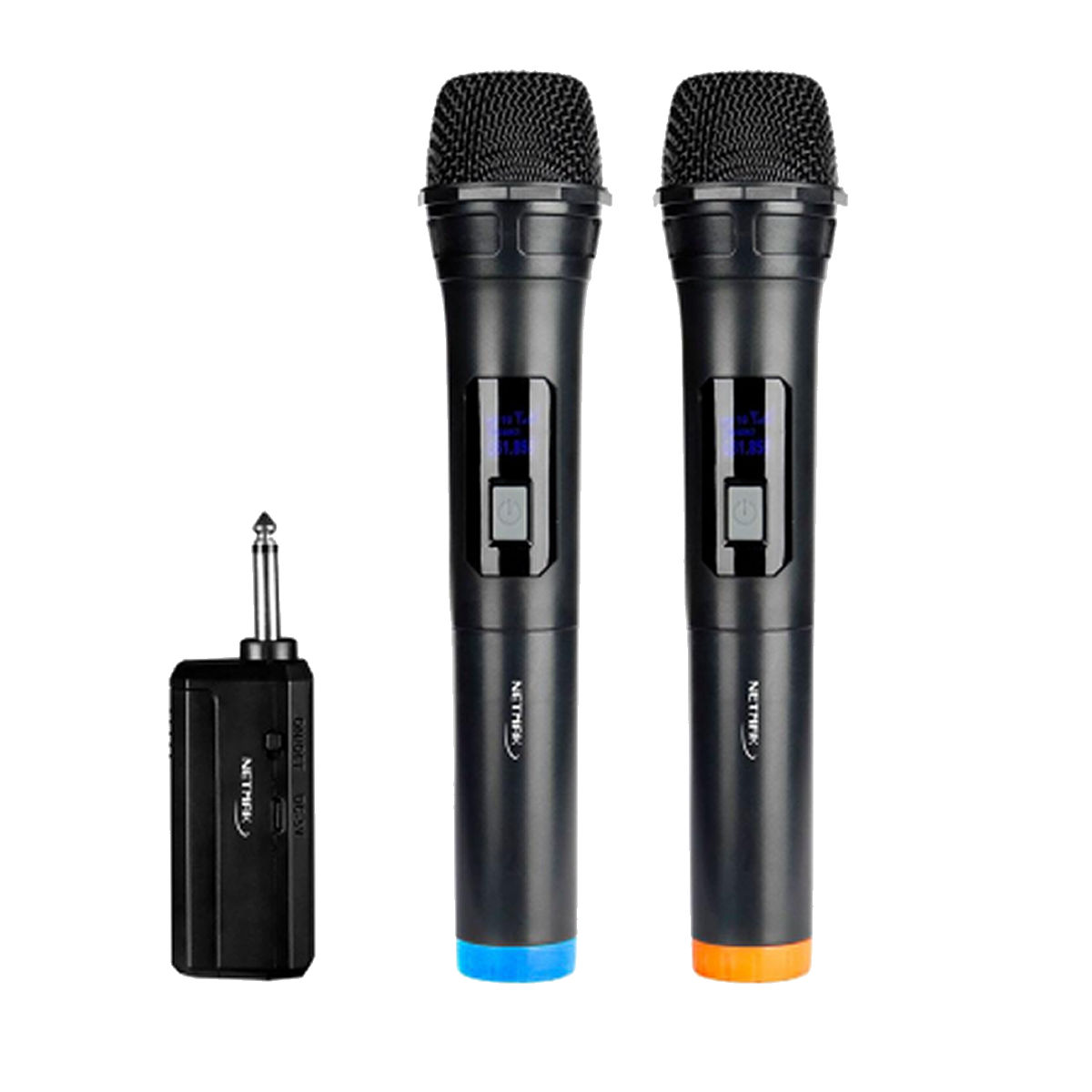 Microfono Inalambrico X2 Profesionales Netmak (NM-MC18)