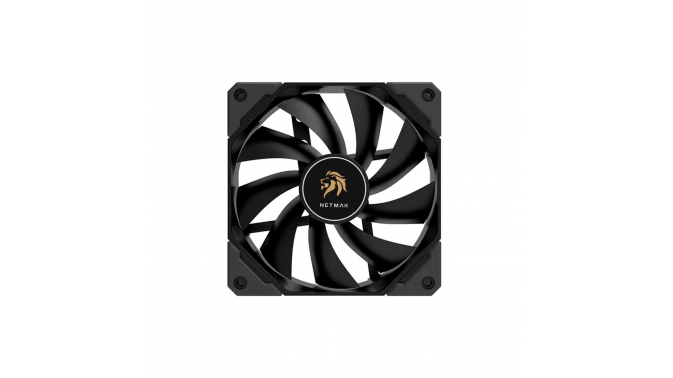Cooler Gabinete 12 X 12 Cm Con Buje Netmak (NM-12025)