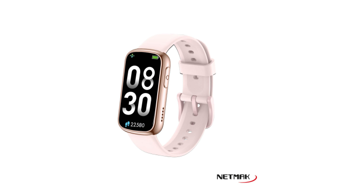 Smartwatch Bluetooth 5.3 Netmak (NM-BENEFIT-P) Rosa