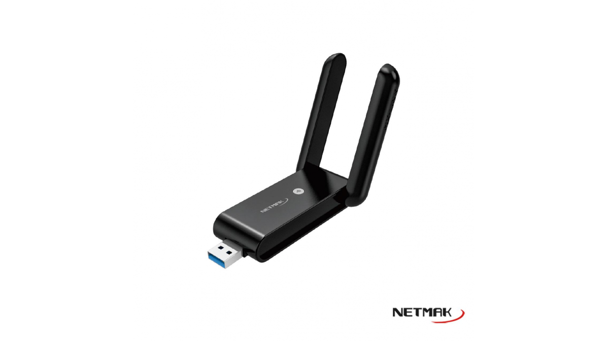Adaptador USB WIFI 1200Mbps Netmak (NM-CS1200)