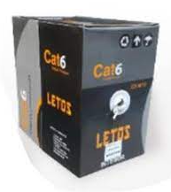 Cable UTP Letos Interior Cat6e X 305 Mts (LE-CA6i)