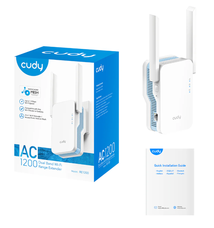Extensor Cudy AC1200 (RE1200)