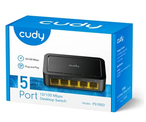 Switch Cudy 5 Puertos (FS105D)
