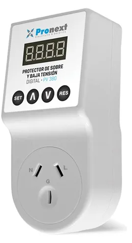 Protector de Tension Plug in Digital Pronext (PV 380)