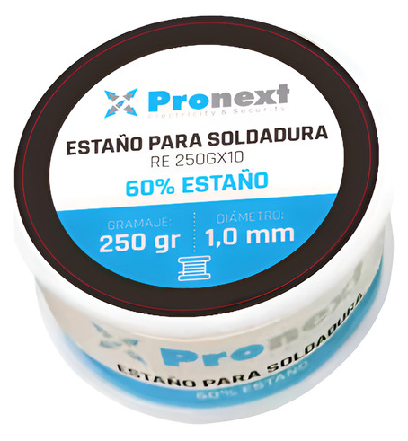 Rollo de Estaño de 250grs x 1.0mm Pronext (RE 250GX10)