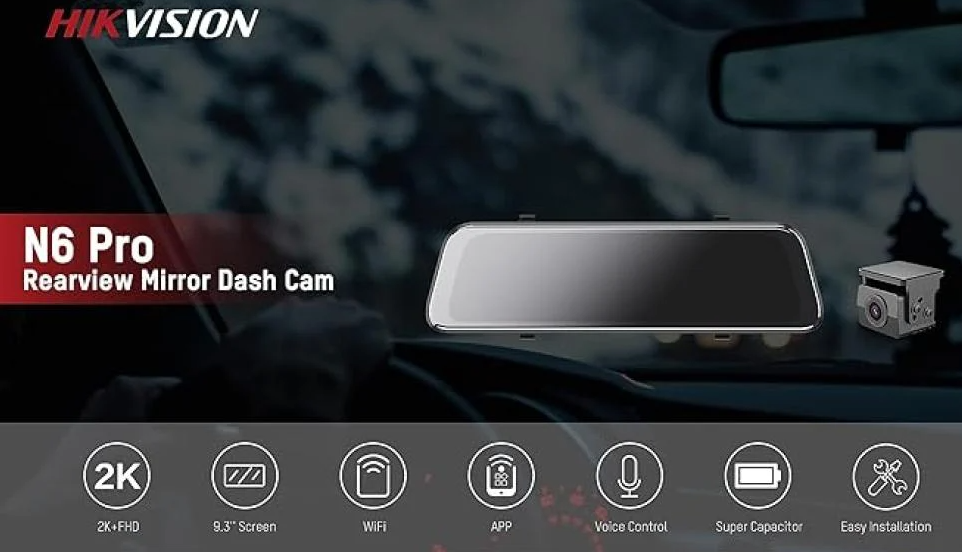 Camara Espejo Retrovisor Hikvisiion 2K (AE-DC4928-N6PRO)