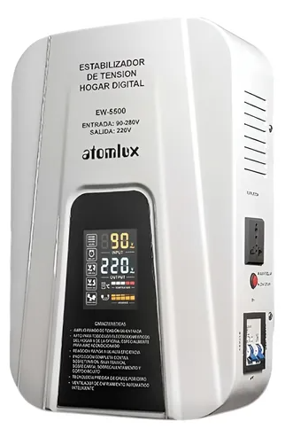 Estabilizador de Tension Digital Hogar Atomlux (EW-5500)