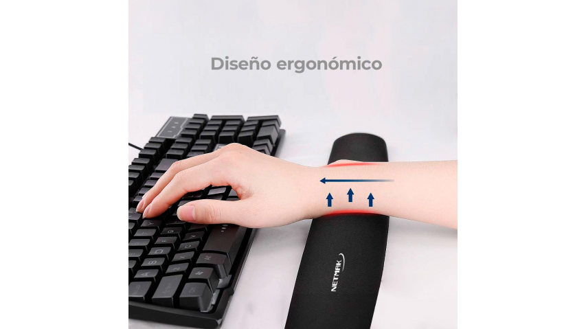 Pad Apoya Muñeca par aTeclado Netmak (NM-APM)