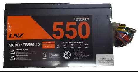 Fuente LNZ 550W FB550-LX c/cable power