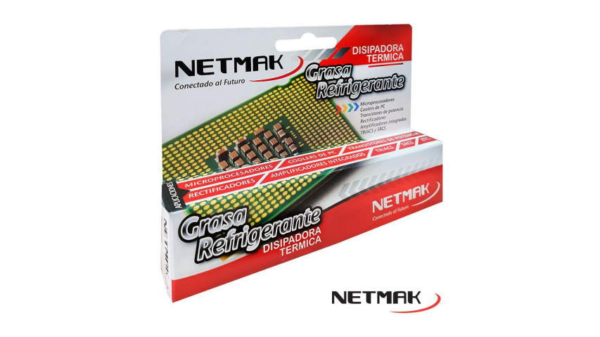 Jeringa Grasa Disip Termica x 5 Cc Netmak (NM-GR5CC)