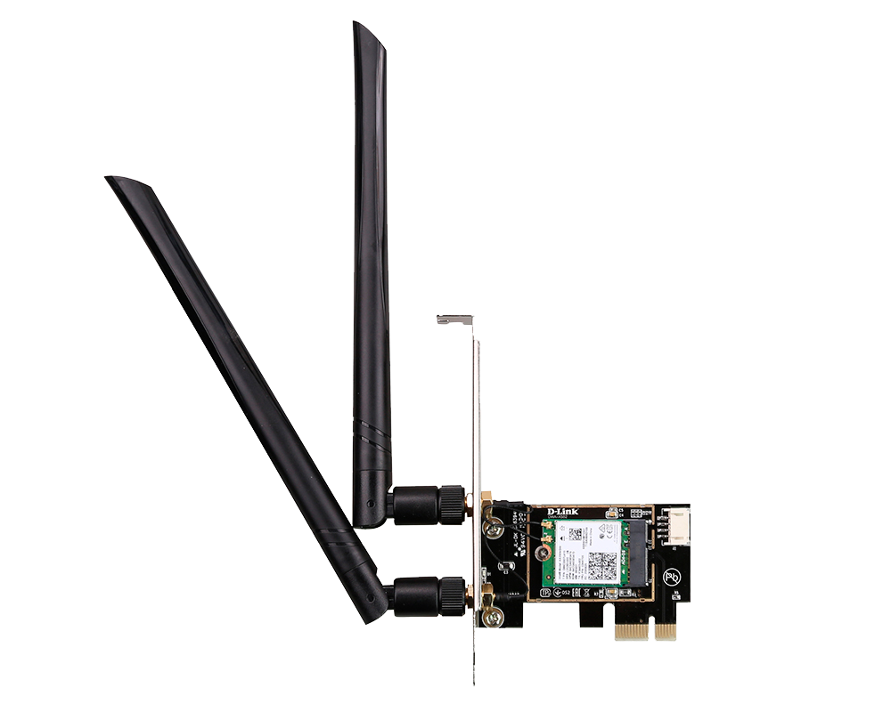 Placa de Red Pci-e D-Link WiFi 6 Ac1500 Dual Band 2 Antenas (DWA-X582)