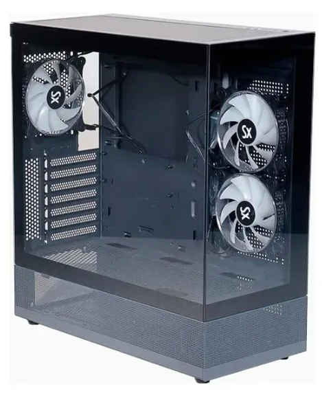 Gabinete Gamer Solarmax CM-B930-SF Negro Sin Fuente (IC04 202851 M)