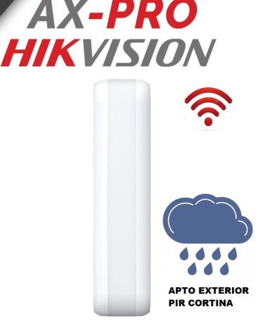 Sensor Pir Inalambrico AXPRO Hikvision (DS-PDC10AM-EG2-EB)