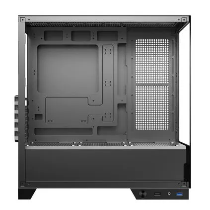 Gabinete Raptor Nova Prime TG x2 Mid-Tower Black Con Fuente 500w 80 Plus Bronze