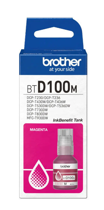 Botella Tinta Brother X 48.8 Ml Magenta BTD100M