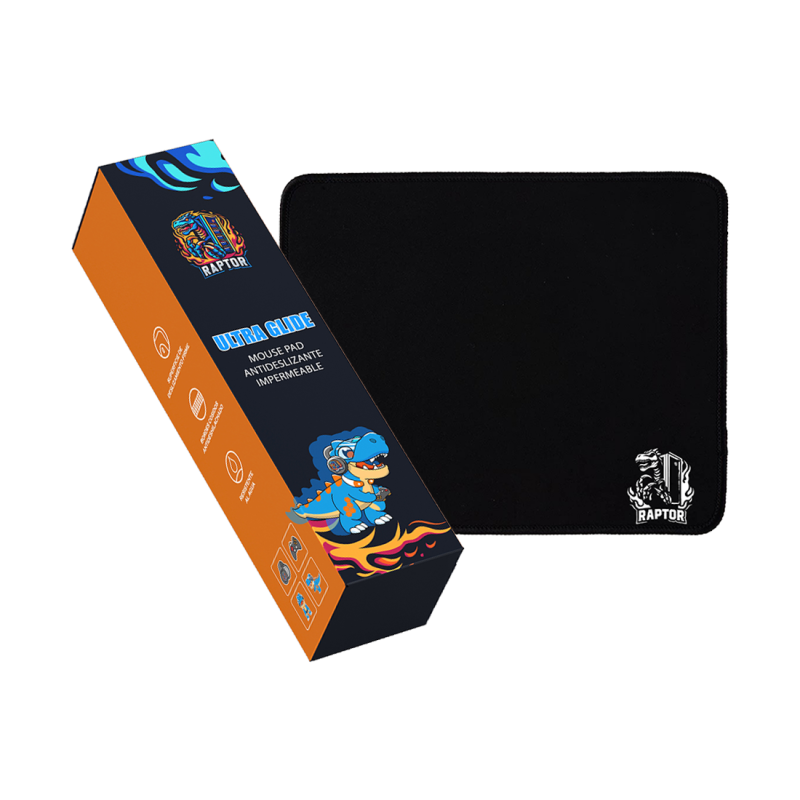 Pad Mouse Raptor Ultra Glide antideslizante e impermeable (RAP-MOU-PAD-AD-RAPTY-212603)