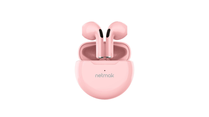 Auricular Inalambrico Bluetooth Touch Netmak (NM-GUMY-P) Rosa