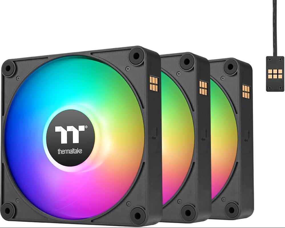 Fan Cooler Thermaltake CT 120 EX Reverse ARGB Sync X3 (CL-F192-PL12SW-A) Negro