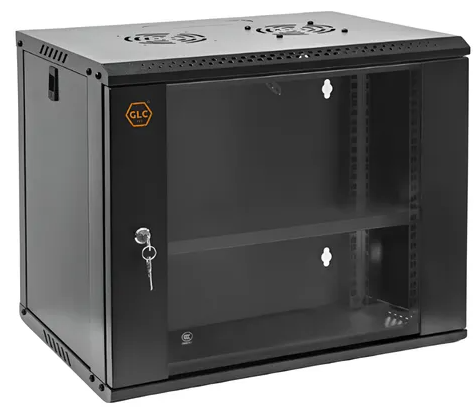 Rack 19'' 9U 450mm GLC Eco Mural (GLC-ECOMURAL-9U450) Negro