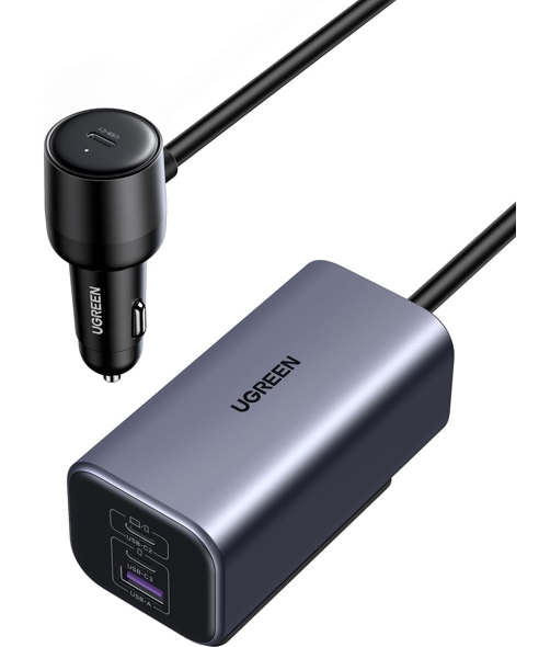 Cargador para Auto 4puertos 150w Ugreen (EC706) 35571