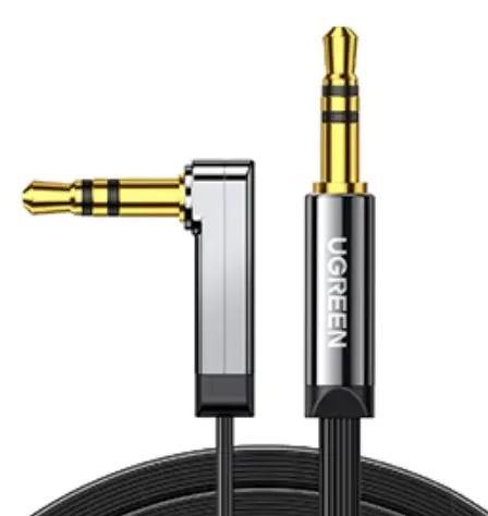 Cable 3.5mm 90º M-M Recto 2Mts Ugreen (AV119) 10599