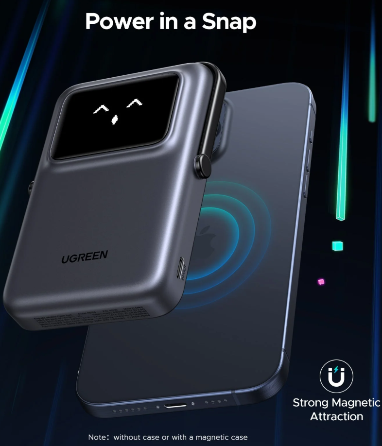 Power Bank Inalambrico Magnetico 10000mAh 20w Ugreen (PB572) 45327
