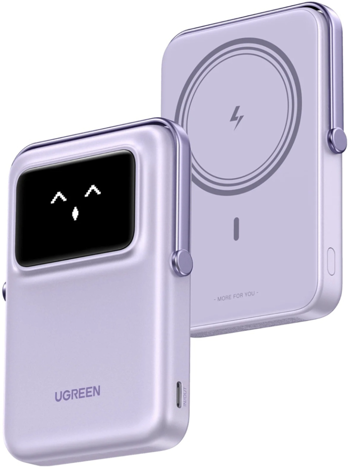 Power Bank Inalambrico Magnetico 10000mAh 20w Morado Ugreen (PB572) 45328