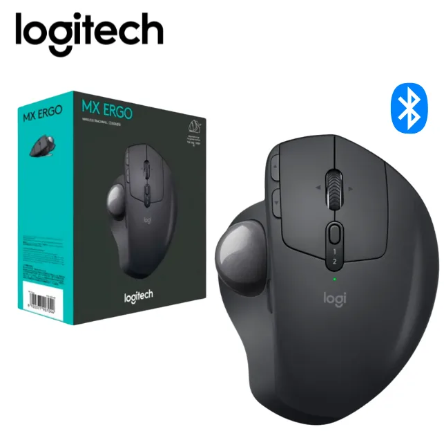 Mouse Inalambrico Ergo 20° Logitech MX ERGO S con Trackball (910-007261)