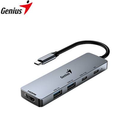 Hub Genius USB-C Hdmi 4k/60hz Pd-100w UH-500 (31240003400)