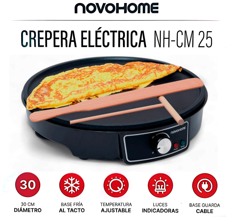 NOVOHOME Crepera C/Accesorios (NH-CM25)