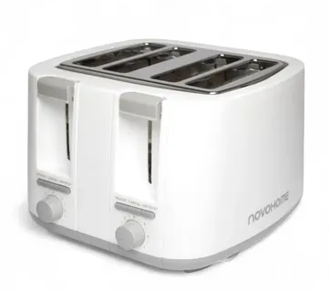 NOVOHOME Tostadora 4 Bahias Blanca (NH-TO040W)