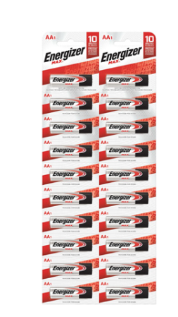Pila Energizer Alcalina AA Blister X20 1.5V (AA BP20)