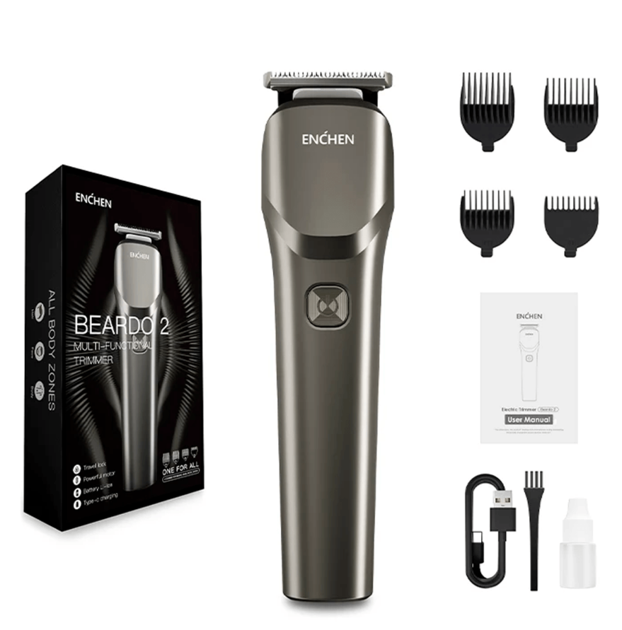 Cortadora Barba y Pelo Multifuncional Enchen TRIMMER (BEARDO 2)