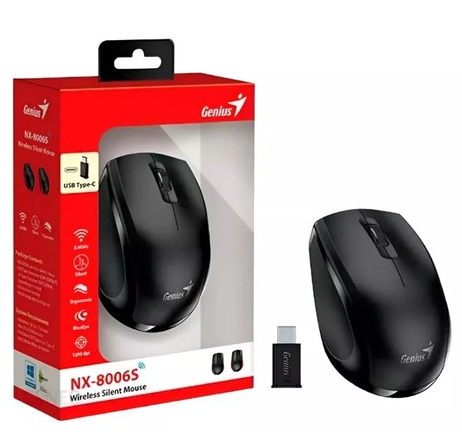 Mouse Inalambrico Genius Tipo-C NX 8006S (31030036400)