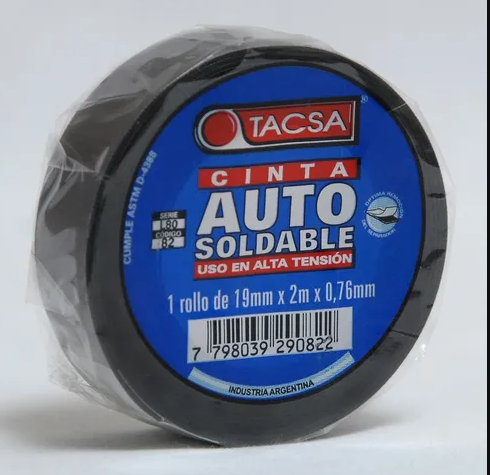 Cinta Autosoldable Tacsa 19mm x 2m x 0,76mm (PTTACSA082N)