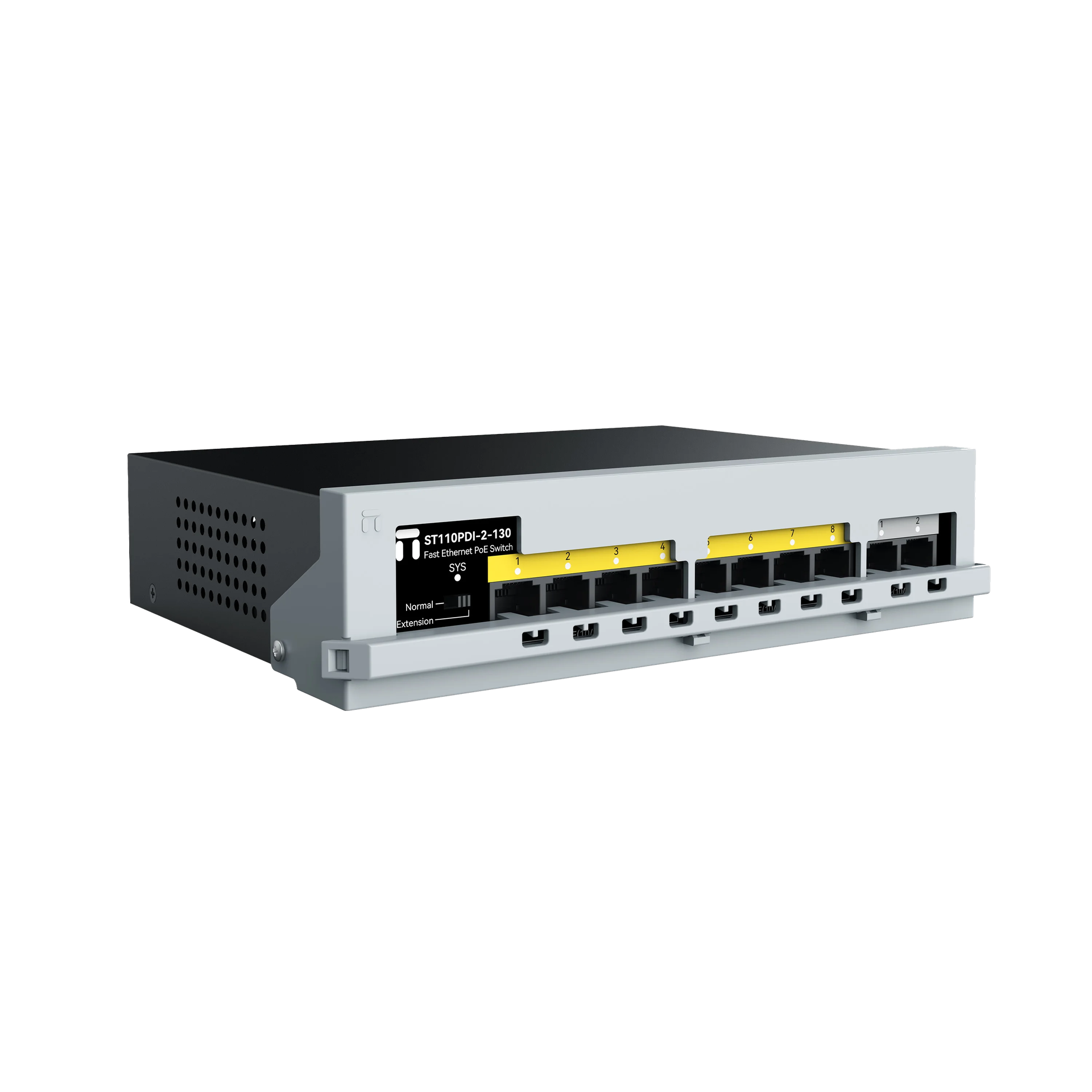 Switch 10 Puertos Netis 8PoE + 2FE Uplink (ST110GPDI-2G-130)