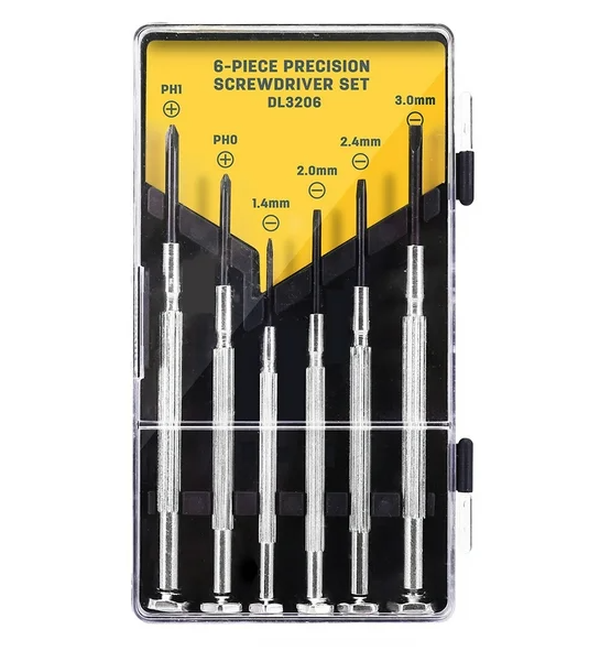 Kit de Destornilladores De Precision 6 unidades Deli (DL3206)