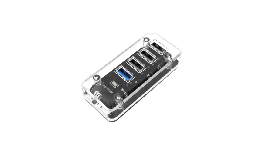 Hub Usb con 3 Puertos 2.0 y 1 Puerto 3.0 Netmak (NM-AC12)