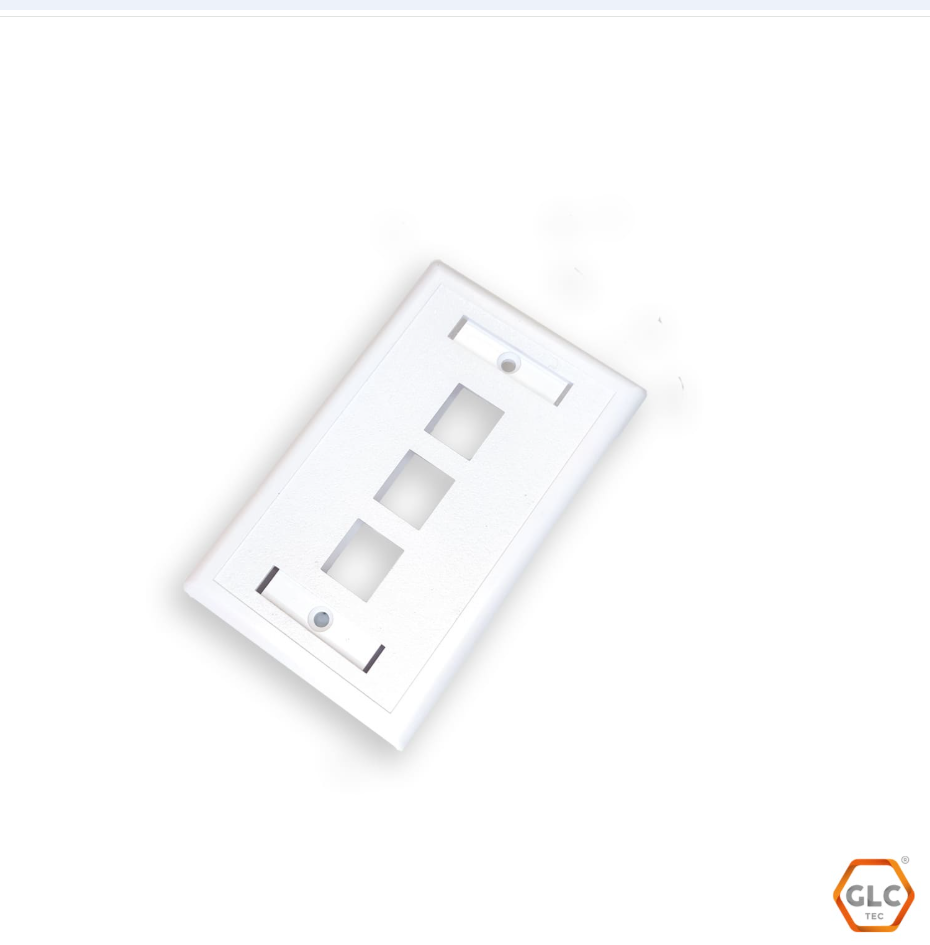 Faceplate GLC 3 Puerto Blanco (CE-4036)
