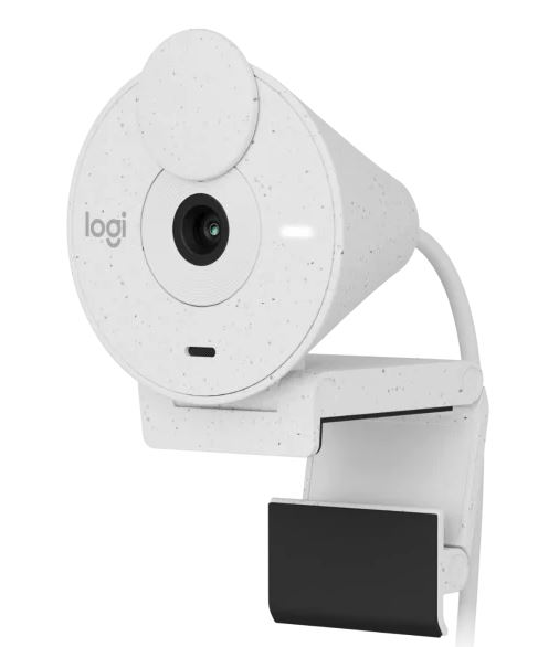Webcam Logitech Brio 300 (960-001440) Balnco