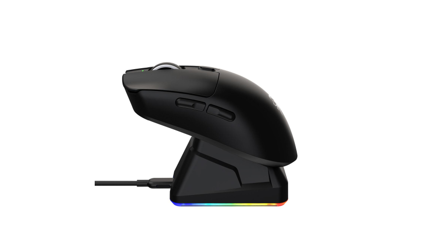 Mouse Gamer Tri-Modo con Base de Carga Netmak (NM-GM62)