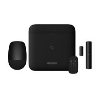 Kit Alarma Inalámbrica Hikvision AX PRO - 1 PIR/1 SIM 4G Sensor Magnetico/1 Llavero/1 Panel (DS-PWA48-Kit-WB(ARG) B) Black