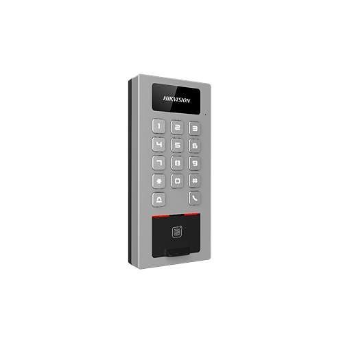 Control de Acceso IK09 Lector Tarj y Tecl Hikvision (DS-K1T502DBWX-C)
